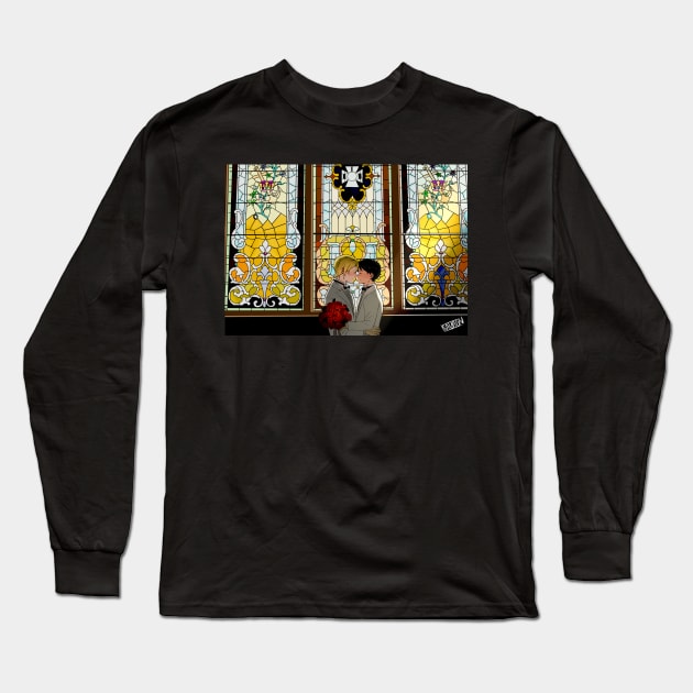 Ash and Eiji Wedding Long Sleeve T-Shirt by MykaAndSalmon